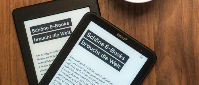 E-Book- Reader und Kaffee